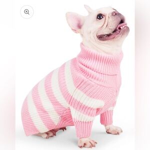Winter Striped Dog Sweater